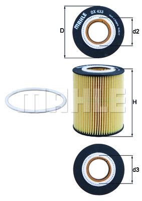YAG FILTRESI LAND ROVER FREELANDER II . VOLVO S60 II 134 S80 2 124 V60 I 155 XC60 I SUV 156 XC70 II 136 XC90 I 275 - MAHLE - OEM LR001419