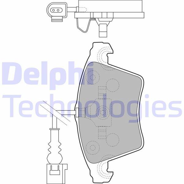 FREN BALATASI ON TRANSPORTER T5 2004 - 2010 FİŞLİ - DELPHI - OEM 7H0698151
