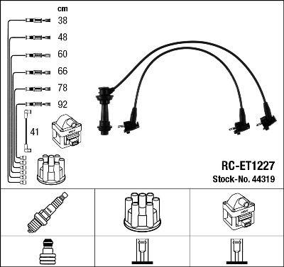 RC-ET1227 ATEŞLEME KABLOSU - NGK