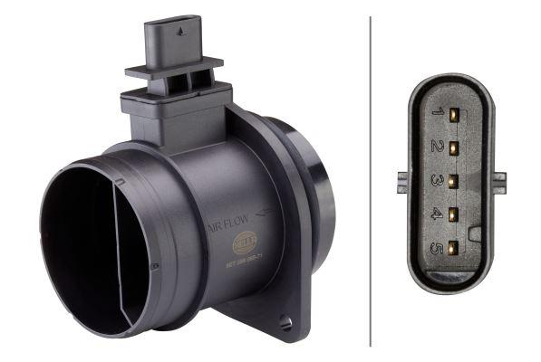 HAVA HACMİ ÖLÇME CİHAZI 5-KUTUPLU MİNİ - HELLA - OEM 13624557557