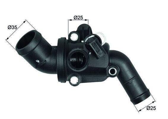 TERMOSTAT (KOMPLE) MERCEDES-BENZ B-CLASS (W245) 87C - MAHLE - OEM 2662030775