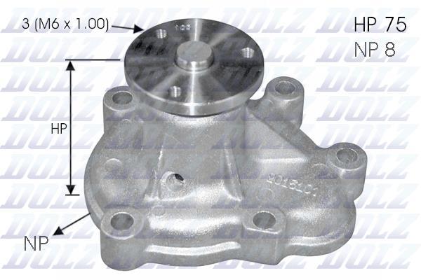 DEVİRDAİM ASTRA H 1.7CDTI (74/81/92kw) 06>CORSA D-MERIVA-ZAFIRA B - DOLZ - OEM 98109416