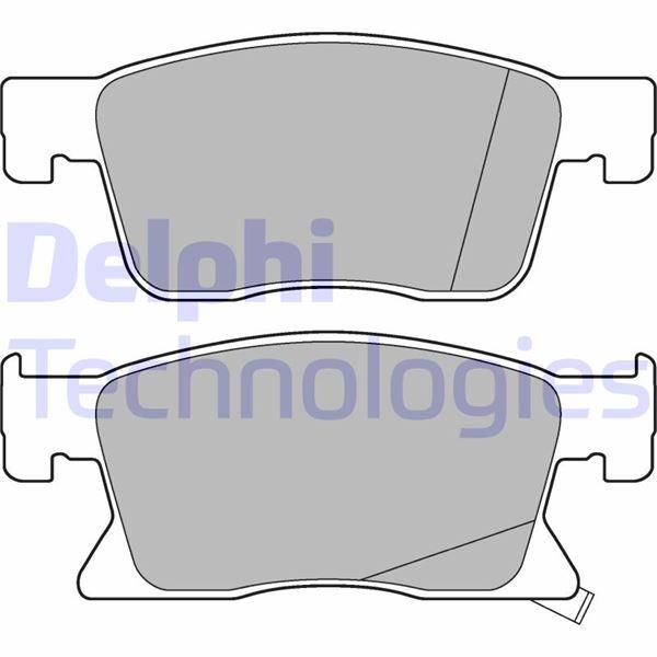 ÖN BALATA ASTRA K 15>22 (16 inc) (155.2x62.3x19.5) - DELPHI - OEM 13478301