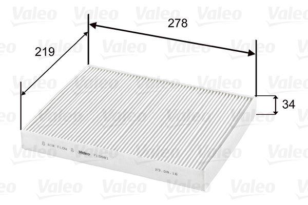 KABİN FİLTRESİ VAG CARAVELLE/Q7 (PA) - VALEO - OEM 7H0819631