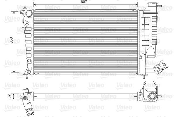 RADYATÖR PEJO XSARA 1.6 1.8 2.0 97-00 306 1.6 1.8 2.0 94-02 - VALEO - OEM 1330.46