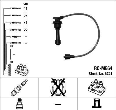 RC-ME64 ATEŞLEME KABLOSU - NGK