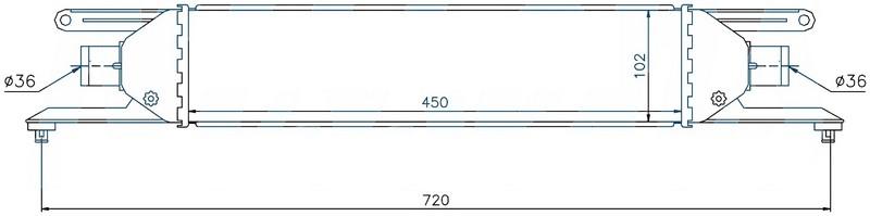 TURBO RADYATORU LINEA 1.3JTD - ORIS - OEM 51785221