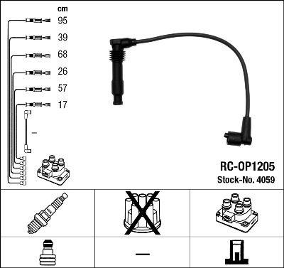 RC-OP1205 ATEŞLEME KABLOSU - NGK