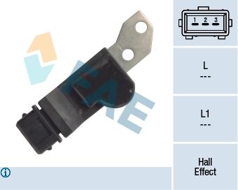 EKSANTRİK DEVİR SENSÖRÜ LACETTİ 1.4-1.6 AVEO 1.2-1.4 KALOS 1.2-1.4 REZZO 1.8-2.0 - FAE - OEM 96253544