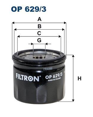 YAĞ FİLTRESİ FORD FOCUS-CONNECT-FİESTA-PUMA-ECOSPORT 18> 1.0 ECOBOOST - FILTRON - OEM H6BG