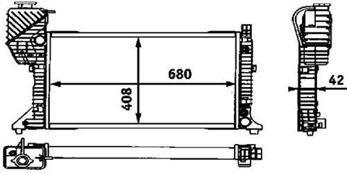 RADYATOR 1.3 1.6 CC 3 SIRA PN - KALE - OEM 020002300