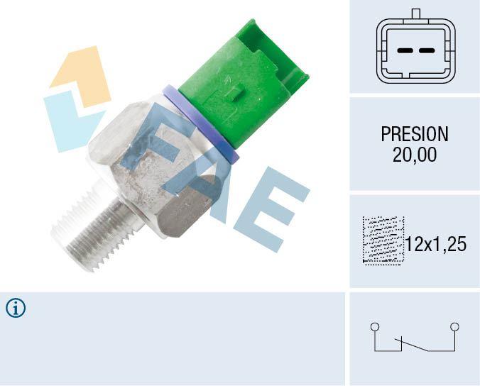 DİREKSİYON BASINÇ MÜŞÜRÜ PARTNER-BERLINGO-P206-P306-P307-P406-XSARA-C4 96>15 - FAE - OEM 9677899580