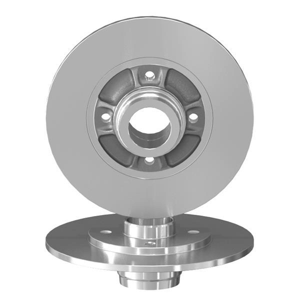 FREN DİSKİ ARKA RENAULT CLIO II 98>05 MEGANE I 96> R19 [238x8x7MM] RULMANSIZ - AYD - OEM 7700828882