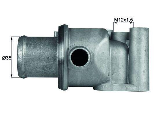 TERMOSTAT (KOMPLE) FIAT SEICENTO / 600 Van (287_) 87C - MAHLE - OEM 7729959