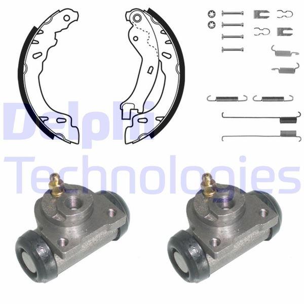FREN PABUÇ KİTİ ARKA FIAT PANDA 09/03> — DELPHI KP1091 - DELPHI