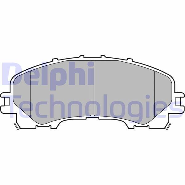 ÖN FREN BALATASI RENAULT KOLEOS II 16> NISSAN X-TRAIL III 16> INFINITI QX50 13> - DELPHI - OEM D10604CC0A