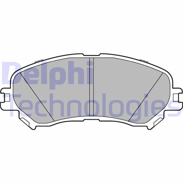 ÖN FREN BALATASI RENAULT MEGANE IV 15> SCENIC IV 16> TALISMAN 15> ESPACE V 15> 1.2TCe 1.3TCe 1.5dCi 1.6dCi - DELPHI - OEM 410606124R