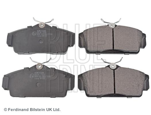 ÖN FREN BALATA NISSAN ALMERA 1,5L QG15DE N16 02-> / PRIMERA 1,6L 2,0L GA16DE SR20DE P11 96-01 (alt kısmı düz) - BLUEPRINT - OEM 410602F525