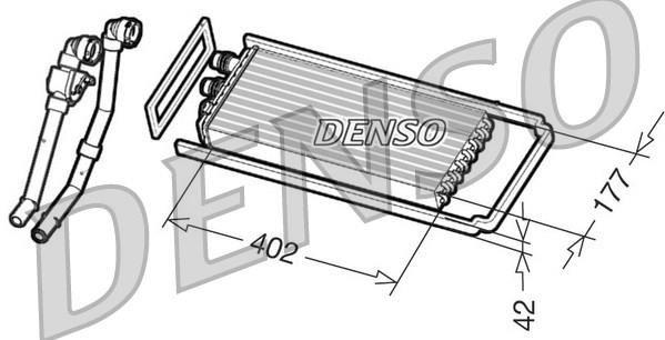 HEAT EXCHANGER. İNTERİOR HEATİNG — DENSO DRR12101 - DENSO - OEM 42553964
