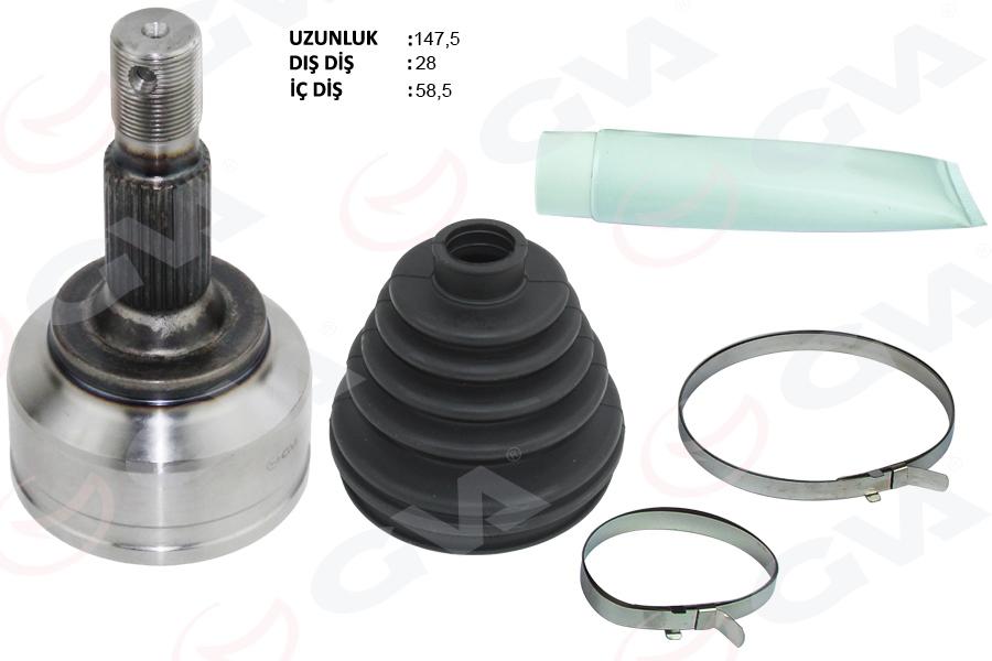 AKS KAFASI SOL-SAG ON DIS FIAT SCUDO (270) 1.6 MJT (07-) - GVA - OEM 3272.GG
