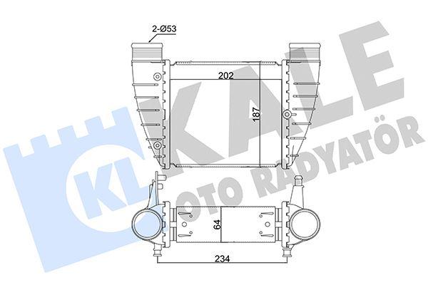 İNTERCOOLER A4 2.0TDI-2.0 TFSI 00=> - KALE - OEM 8E0145806M