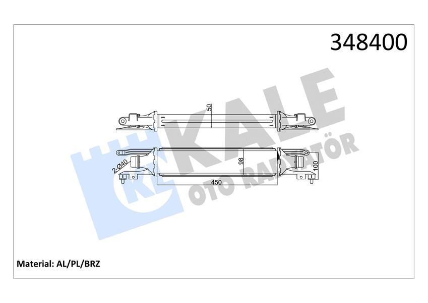 INTERCOOLER CORSA D 1.3 CDTI - SUPSAN - OEM 55702194