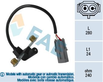 KRANK MIL SENSORU MEGANE R19 CLIO LAGUNA ESPACE - FAE - OEM 7700747549