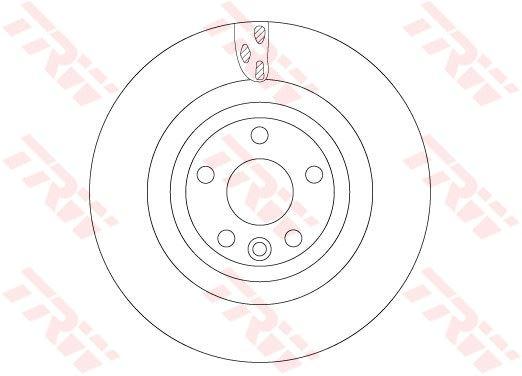 FREN DISKI ARKA LAND ROVER DISCOVERY L550 RANGE ROVER VELAR L560 . JAGUAR F-PACE X761 I-PACE X590 - TRW - OEM LR090699