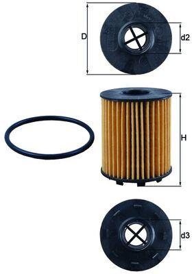 YAĞ FİLTRESİ OPEL CORSA C-D-E-ASTRA H-COMBO C-D-MERIVA A-AGILA-TIGRA 1.3 CDTI FIAT ALBEA-DOBLO-PALIO -FIORINO-GRANDE PUNTO 1.3 JTD 03> CITROEN NEMO PEUGEOT BIPPER 1.3 HDI - MAHLE - OEM 73500049