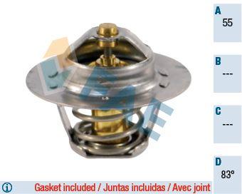 TERMOSTAT P306 GTI P306 P405 P406 P605 P806 XANTIA XM XSARA ZX 1.8 16V-2.0 16V - FAE - OEM 1338.39