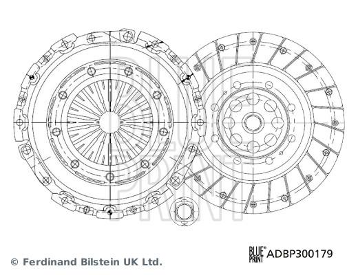 DEBRİYAJ SETİ 307 I.307 I SW - BLUEPRINT - OEM 2050.J0