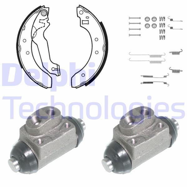 FREN PABUÇ KİTİ ARKA FORD ESCORT. ORİON 01/86>08/91 - DELPHI