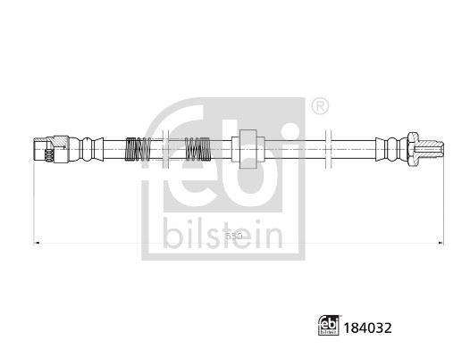 ÖN FREN HORTUMU OPEL MOVANO A-RENAILT MASTER 00> - FEBI - OEM 93182621