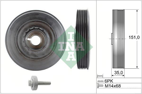 KRANK KASNAGI MERCEDES OM607 W176 W246 W415 C117 X156 . RENAULT CLIO V 19> FLUENCE 09> MEGANE IV 15> K9K 1.5 dCi - INA - OEM A6070300600