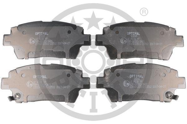 ÖN FREN BALATA TOYOTA YARIS 1.3L 2NZ-FE NCP10 japon üretim 99-02 / 1,0L 1SZFE SCP10 (Arkalar disk tipi ise) 03-05 (abs`li araçlar için) - OPTIMAL - OEM 0446517101