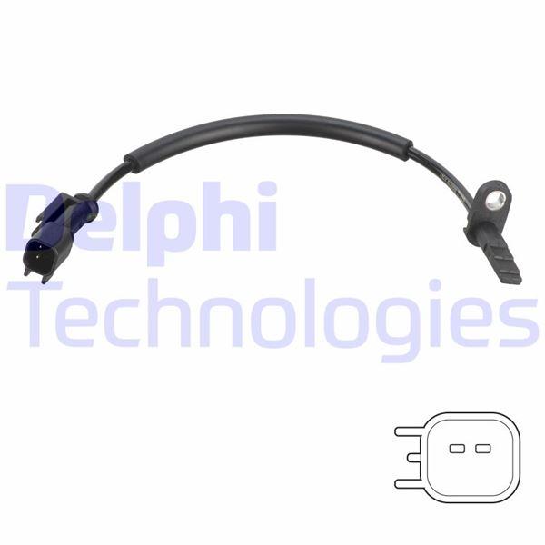 ABS SENSORU ON CUSTOM 12> V-363 ( ARKA TEK TEKER ) - DELPHI - OEM 1763975