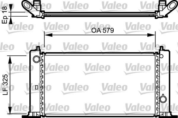 RADYATOR — VALEO VAL-734228 - VALEO - OEM 46766167