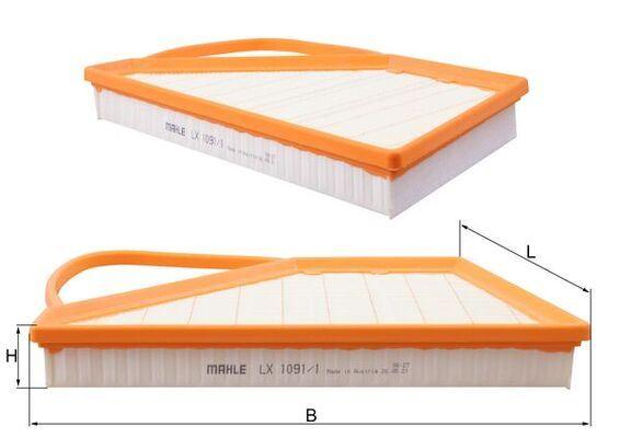HAVA FİLTRESİ Air filter element — MAHLE LX1091-1 - MAHLE