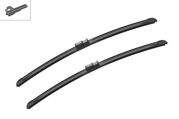 AEROTWIN SİLECEK 53+53cm (FLATBLADE-MUZ TİPİ) PASSAT (119321) - BOSCH - OEM 1J1955425A