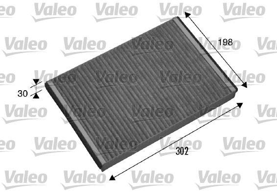 POLEN FİLTRESİ (DİKDÖRTGEN) ASTRA G (98-04)- ASTRA H (04-14)-ZAFIRA A (98-10) 1.4-1.6-1.8-2.0T-16V (KARBONLU) - VALEO - OEM 1808610