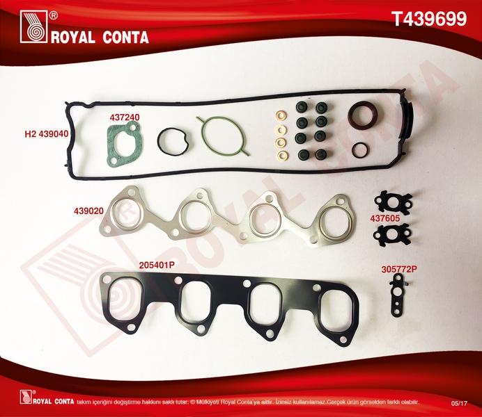 MOTOR UST TAKIM CONTA (SKT KEÇELİ&S.LASTİKLİ &S.LASTİKLİ ) CONNECT 1.8 TDCI 02>14 FOCUS I 98>04 1.8 TD - ROYAL - OEM 2M5Q6008AAT