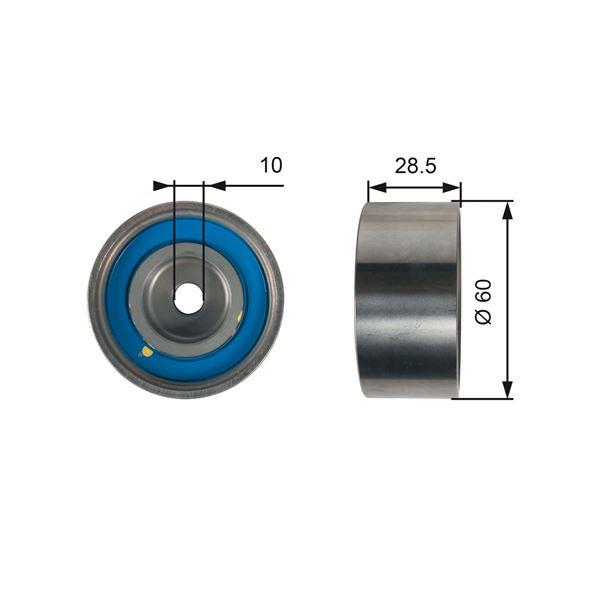 EKSANTRIK GERGI RULMANI PAJERO SPORT II 2.5DI D 4WD 08 - GATES - OEM 1145A078