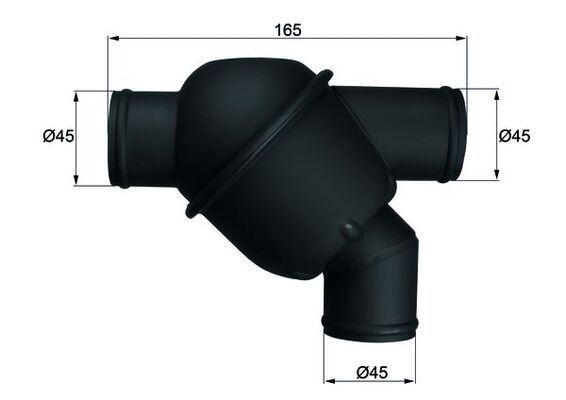 TERMOSTAT Thermostat Housing — MAHLE TH2079 - MAHLE