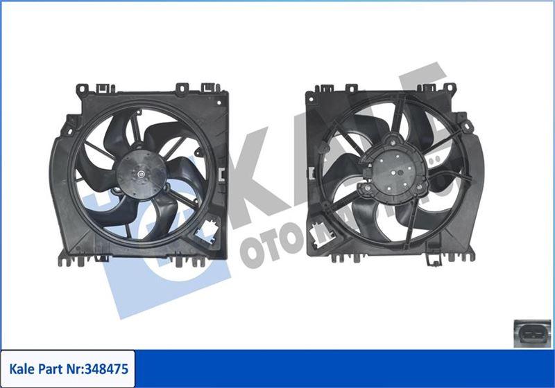 FAN GRUBU RENAULT CLIO-MODUS-GRAND MODUS-TWINGO II 1.2-1.6 16V 1.5DCI 04>NISSAN MICRA III-NOTE 1.5DC I 06>(200W 12V)DAVLUMBAZLI FAN MOTORU - KALE - OEM 21481AY610