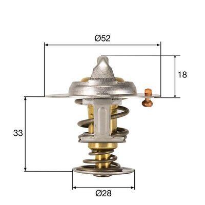 TERMOSTAT FOCUS IV 1.1 CVT 17> C MAX 11> S MAX 11> FIESTA 08> 1.0L ECOBOOST - MAHLE - OEM CM5G9K478GA