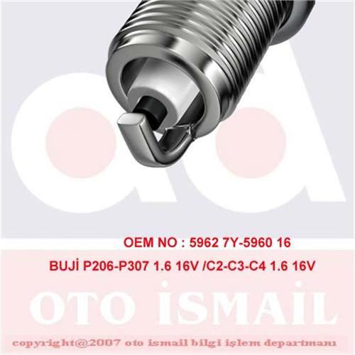 ATESLEME BUJISI P207 P307 P206 P405 YM PARTNER II PARTNER TEPE P1007 P308 C2 C3 C3 II C3 PLURIEL XSARA II XSARA PICASSO BERLINGO II-III C4 C4 II DS4 TU5JP4-P206 GTI P307 P406 YM P607 P807 C8 C5 EW1 - EYQUEM - OEM 5962