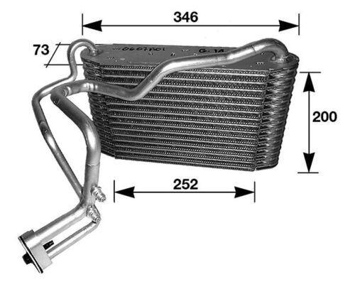 Verdampfer AUDI 80 / CABRIOLET/COUPE - MAHLE