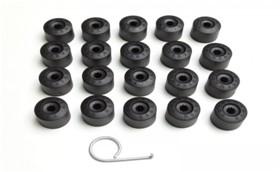 BİJON KAPAK SETİ SİYAH 16 NORMAL +4 ŞİFRELİ SEAT VE AUDİ - GKL - OEM 6J0601173B
