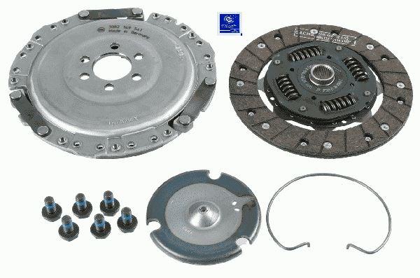 DEBRİYAJ SETİ (BASKI+DİSK)BORA-GOLF-POLO-OCTAVIA-TOLEDO-IBIZA-A3-1.6-2.0(AEH-AKL-APF-2E) 621301409 - SACHS - OEM 037198141AX