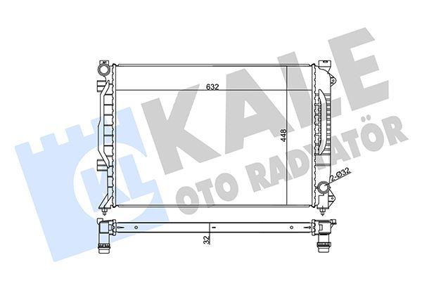 RADYATÖR BRAZING AUDI A6 RADYATÖR - KALE - OEM 4B0121251
